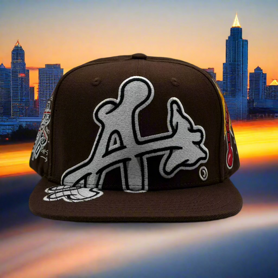 A-BONE “BIG A” CAP BROWN