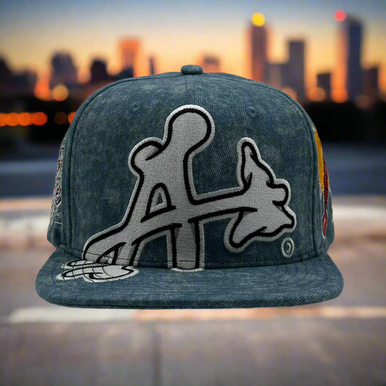 A-BONE “BIG A” CAP DENIM