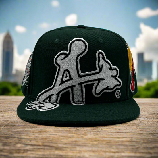 A-BONE “BIG A” CAP FORESTGREEN