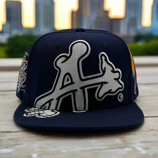 A-BONE “BIG A” CAP NAVY