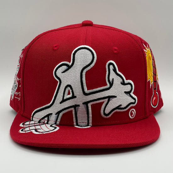 A-BONE “BIG A” CAP RED