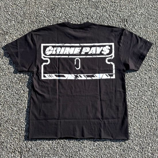 CRIMEPAYS®️ RAZOR LOGO TEE