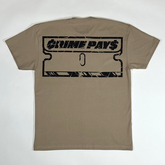 CRIMEPAYS®️ RAZOR LOGO TEE